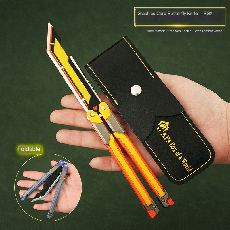 RGX Graphics Butterfly Knife Yellow