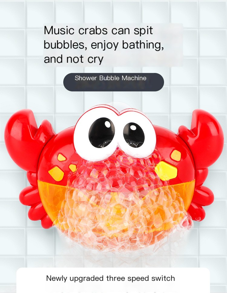 Crab Bubble Machine