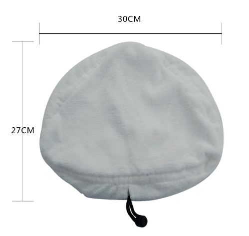 H2O Steam Mop Cloth Cover in use