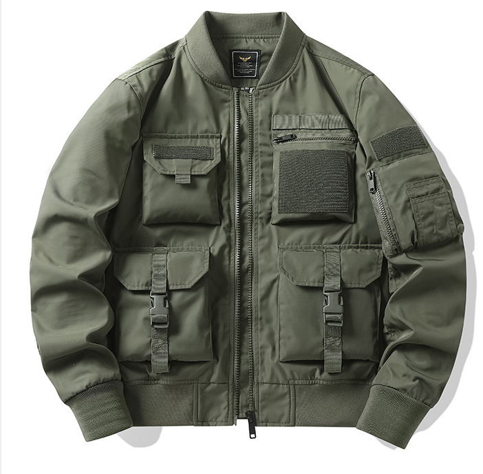 Stylish Multi-Pocket Work Jacket