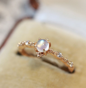 Stylish Moonstone Ring