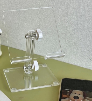 Transparent wind adjustable flat panel accessories