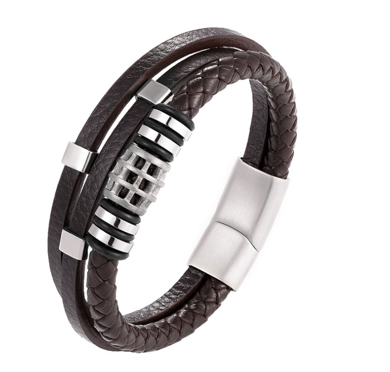 Multi-layer Leather Bracelet 4