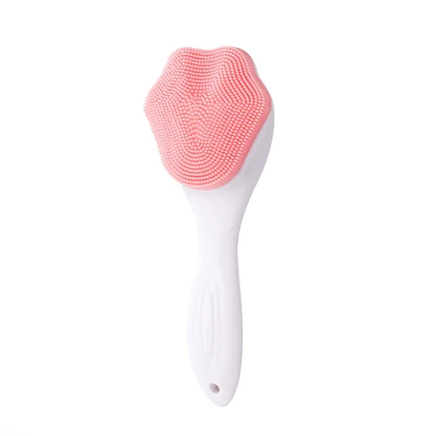 Silicone Cat Paw Facial Cleansing Brush Pink