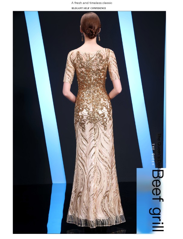 New Bride Party Cheongsam abito da donna orientale moda stile cinese elegante lungo Qipao abito da sposa di lusso Vestido S-XXL