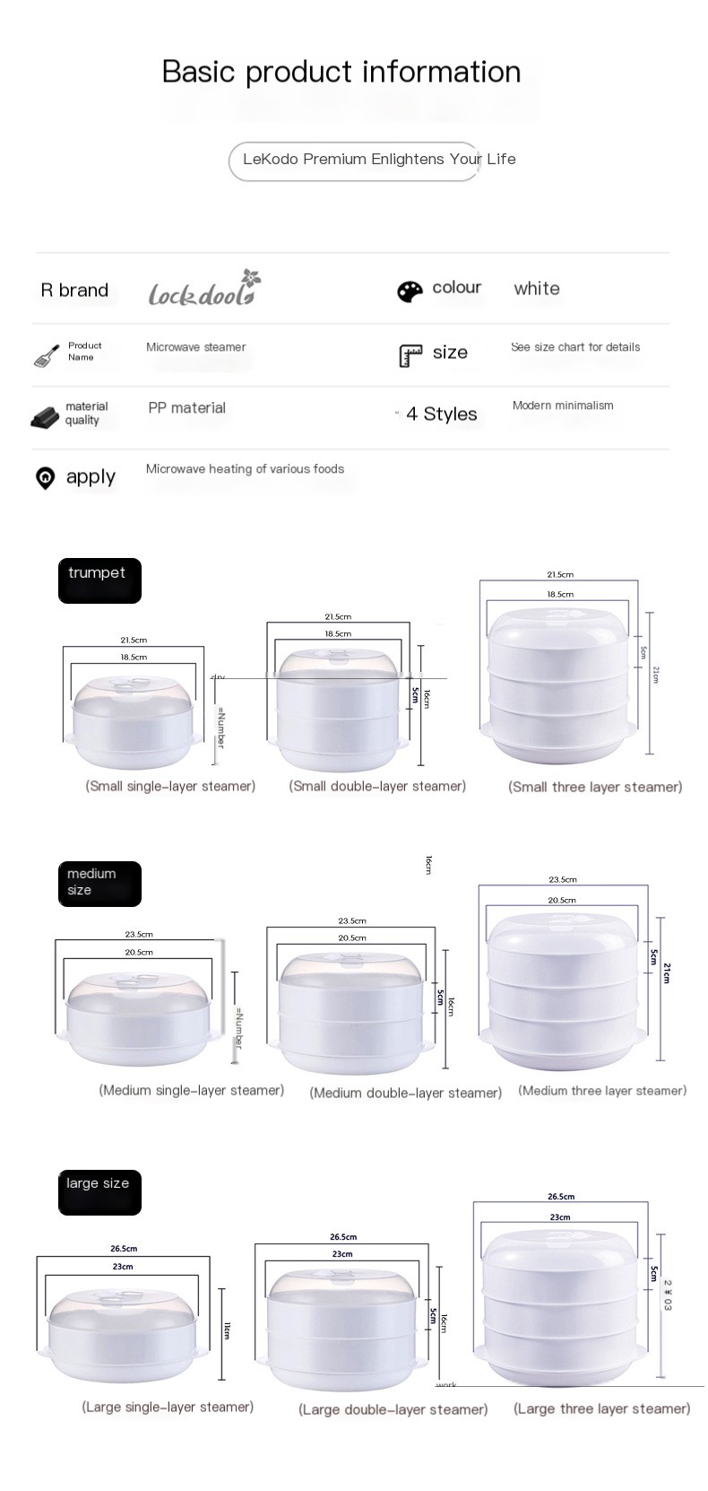 Steamer's modern design