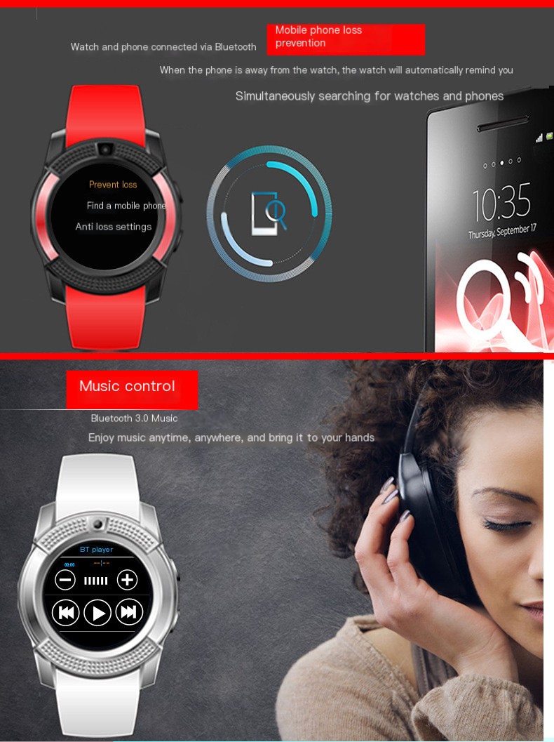 V8 Smart Watch Lifestyle