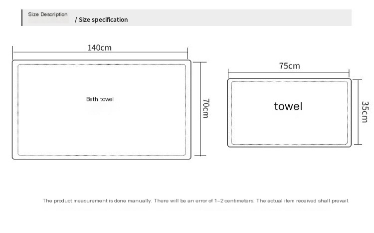 Coral Fleece Bath Towel Set