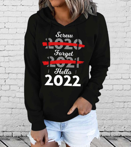 Ladies Women's Pullover Drawstring Sweatshirt