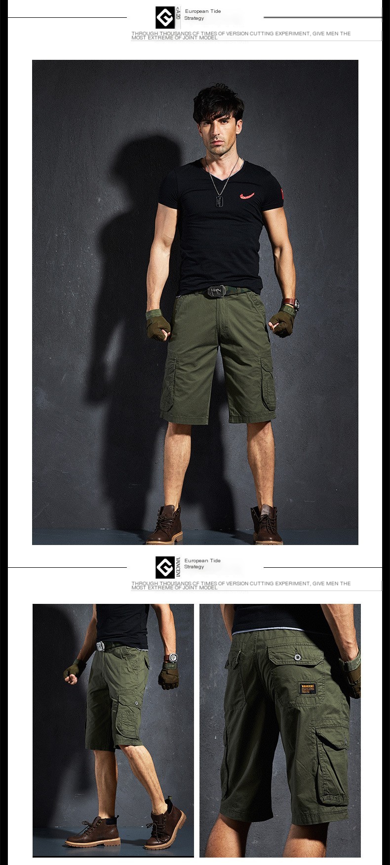 Multi-Pocket Work Shorts 7