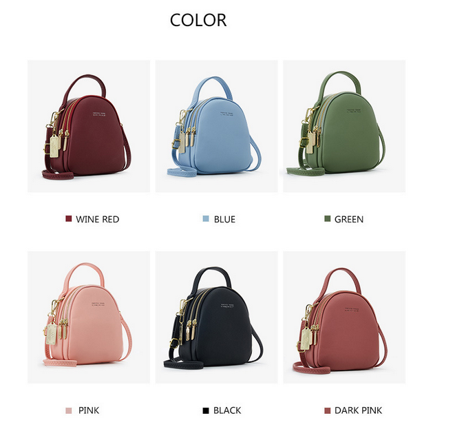 Mini Backpack Purse in Green