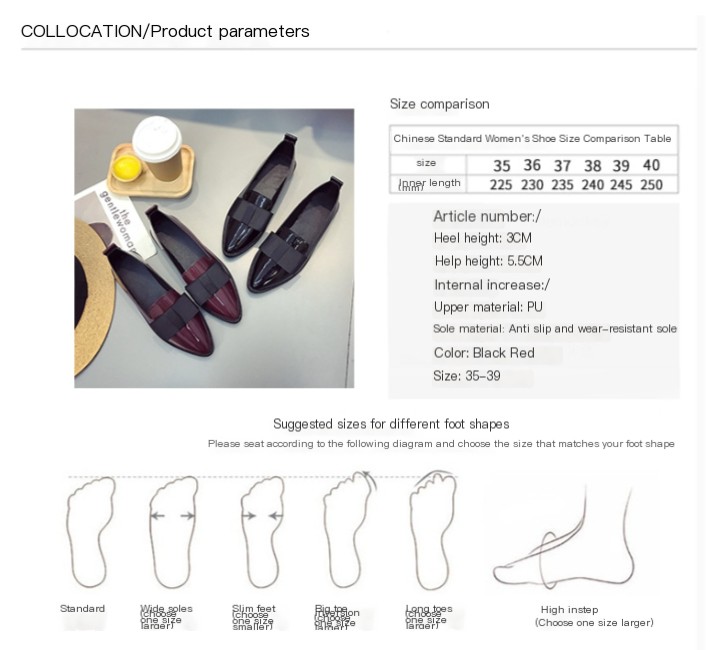 Black Patent Leather Flats