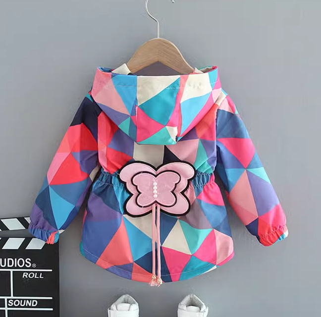 Diamond Lattice Coat Green