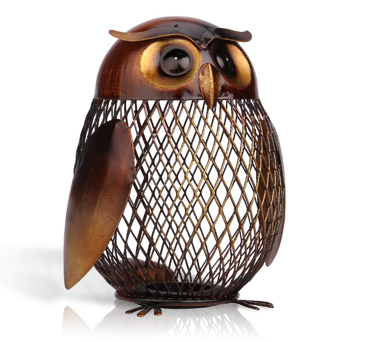 Owl Coin Bank Detail