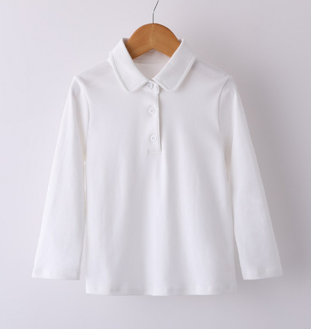 Baby Long Sleeve Polo Shirt Size Chart