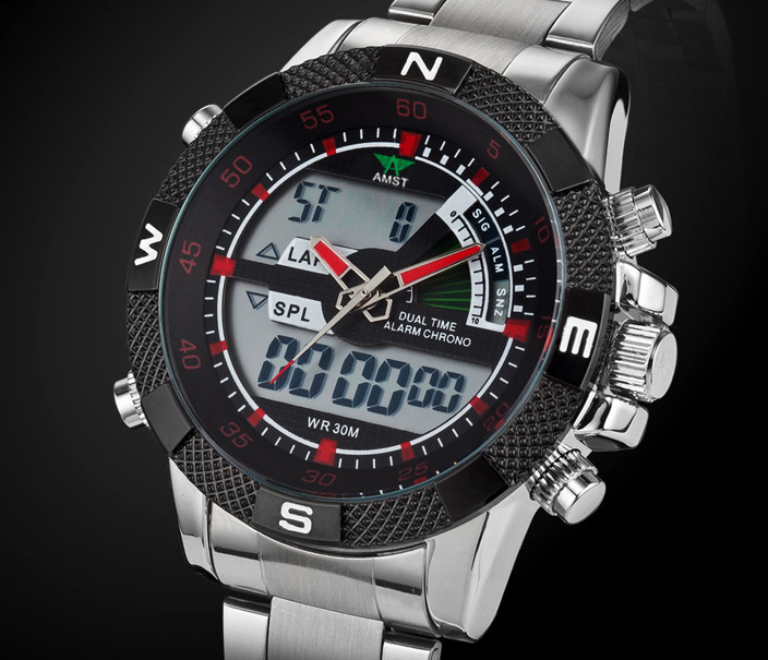 Men's Luxury Military Watch in Gold