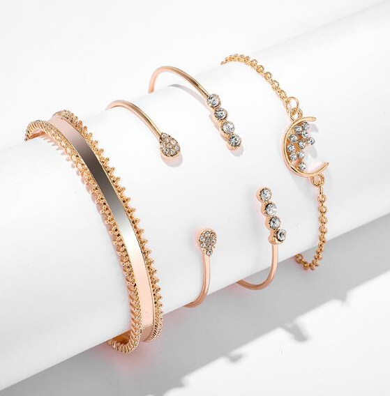 Moon Opening Bracelet