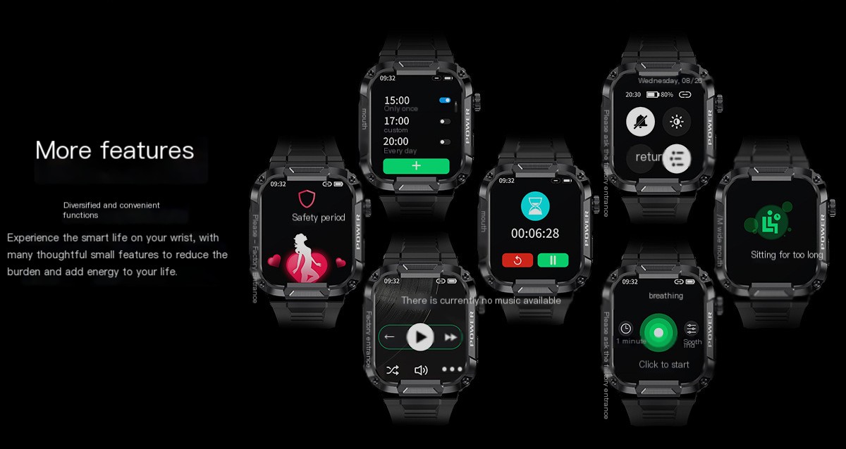 Rugged Watch Technology - Advanced Features