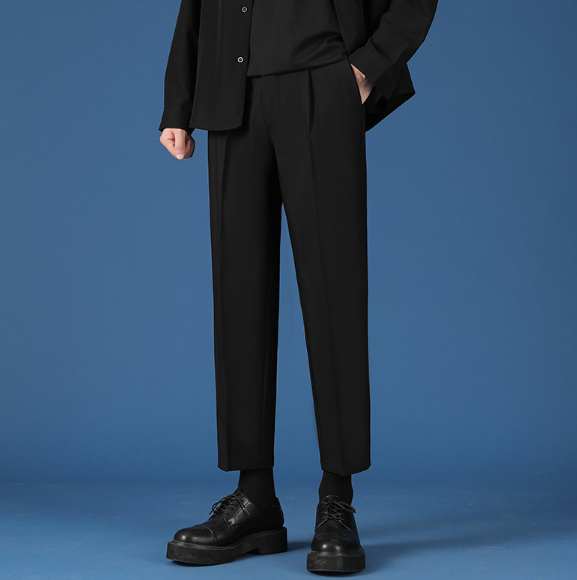 Viral Non-Ironing Pleated Trousers