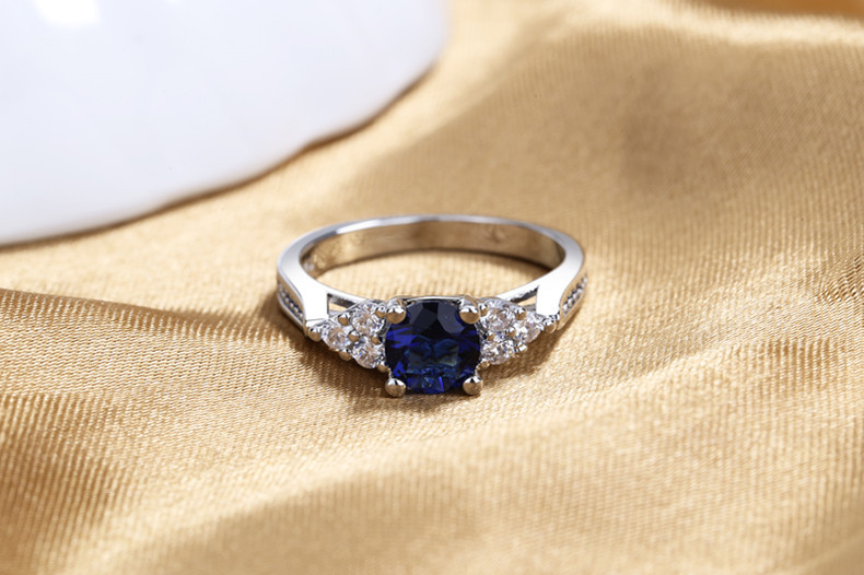 Sapphire Zircon Ring 1