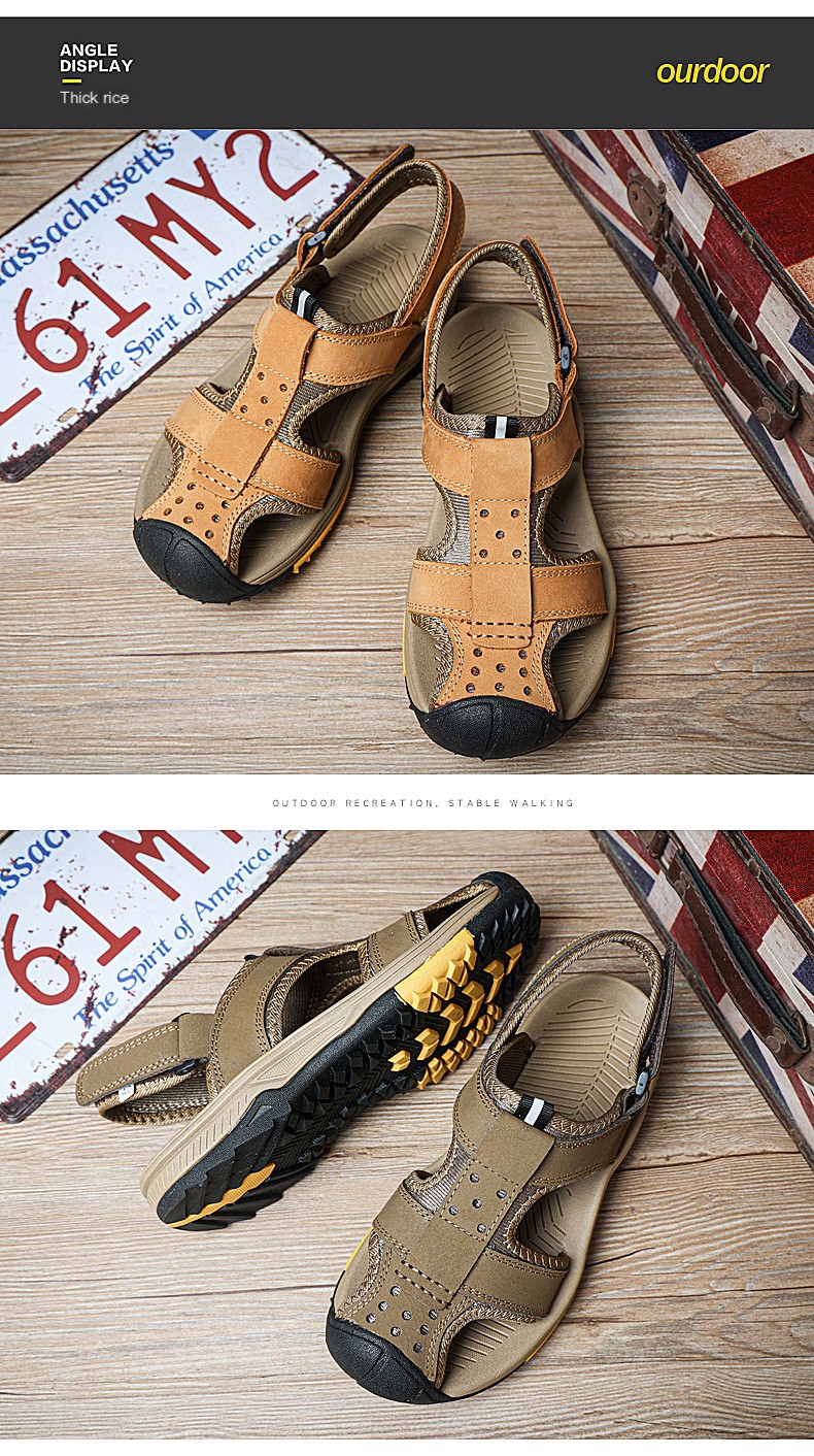 Hélio Leather Sandals Image 7