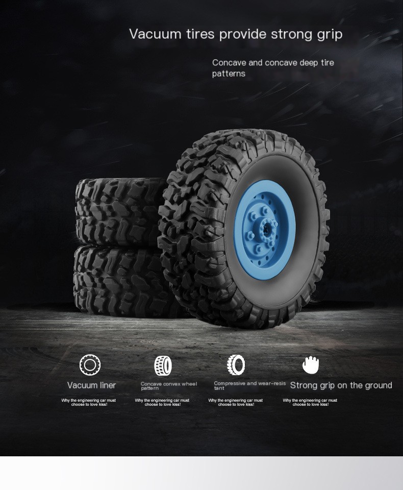 RC Off-Road Truck in action