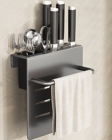 Nordic kitchen shelf image 3
