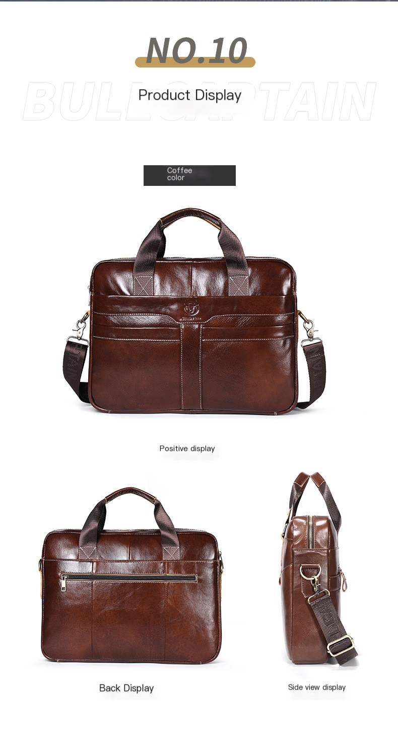 Executive Leather Briefcase Image 11