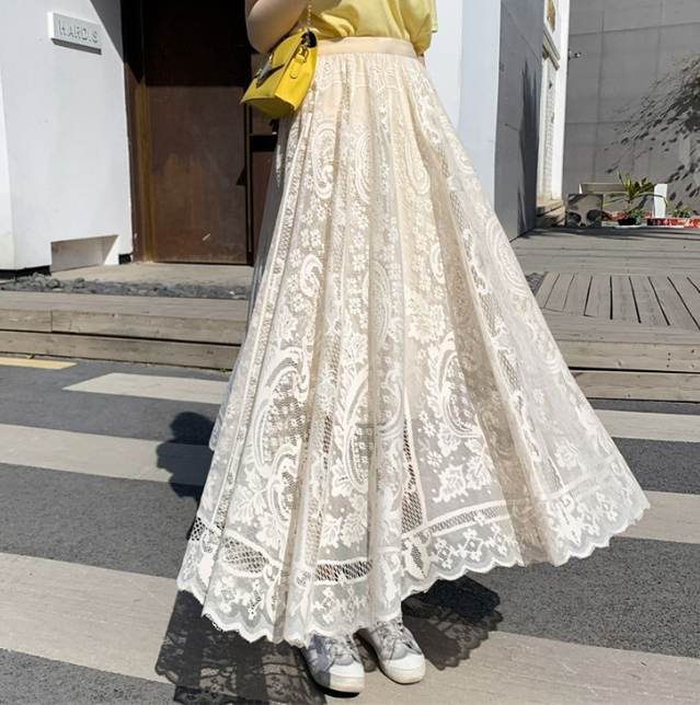 Lace Temperament Skirt 2