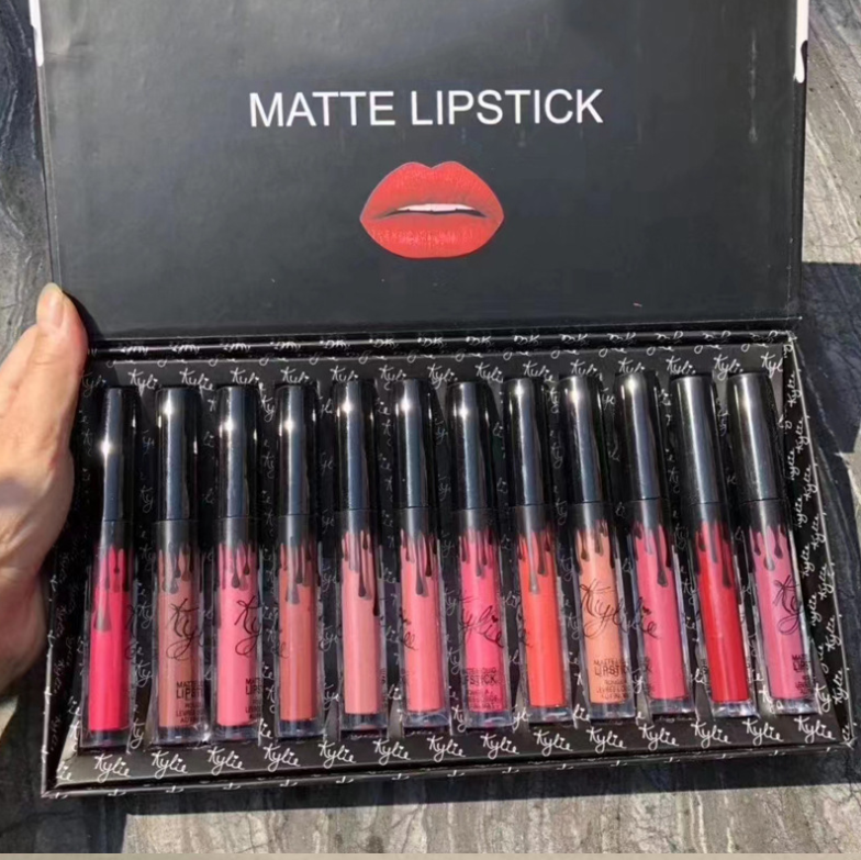 Lip Gloss 12 Bows Set