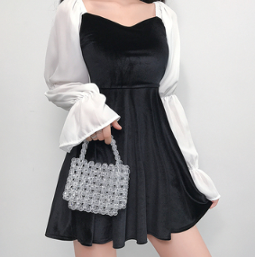 Puff Sleeve Dress Image 3