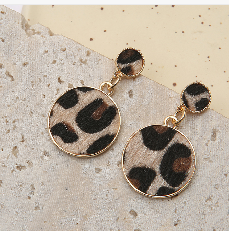Drop-Shaped Double-Sided PU Leather Earrings 3