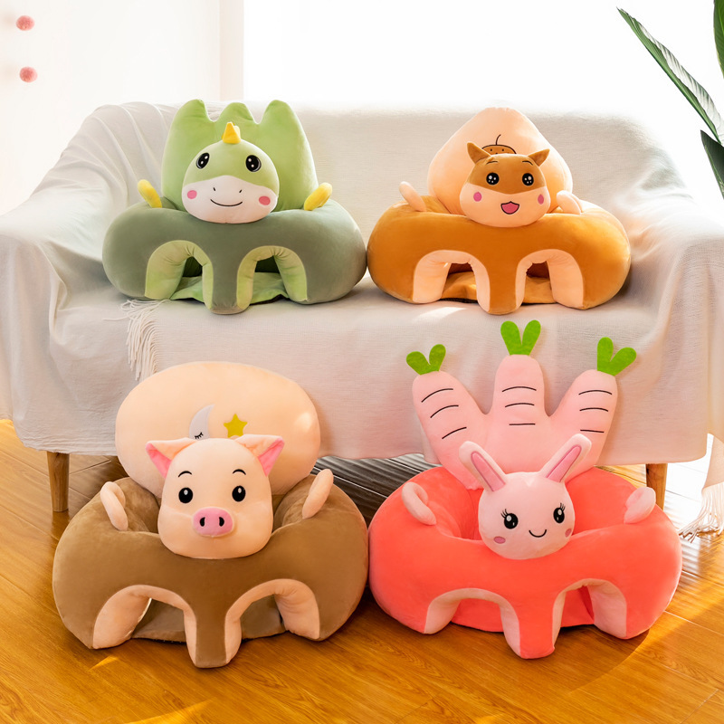 Doll Plush Toy Cartoon Baby Learning Seat Image 1