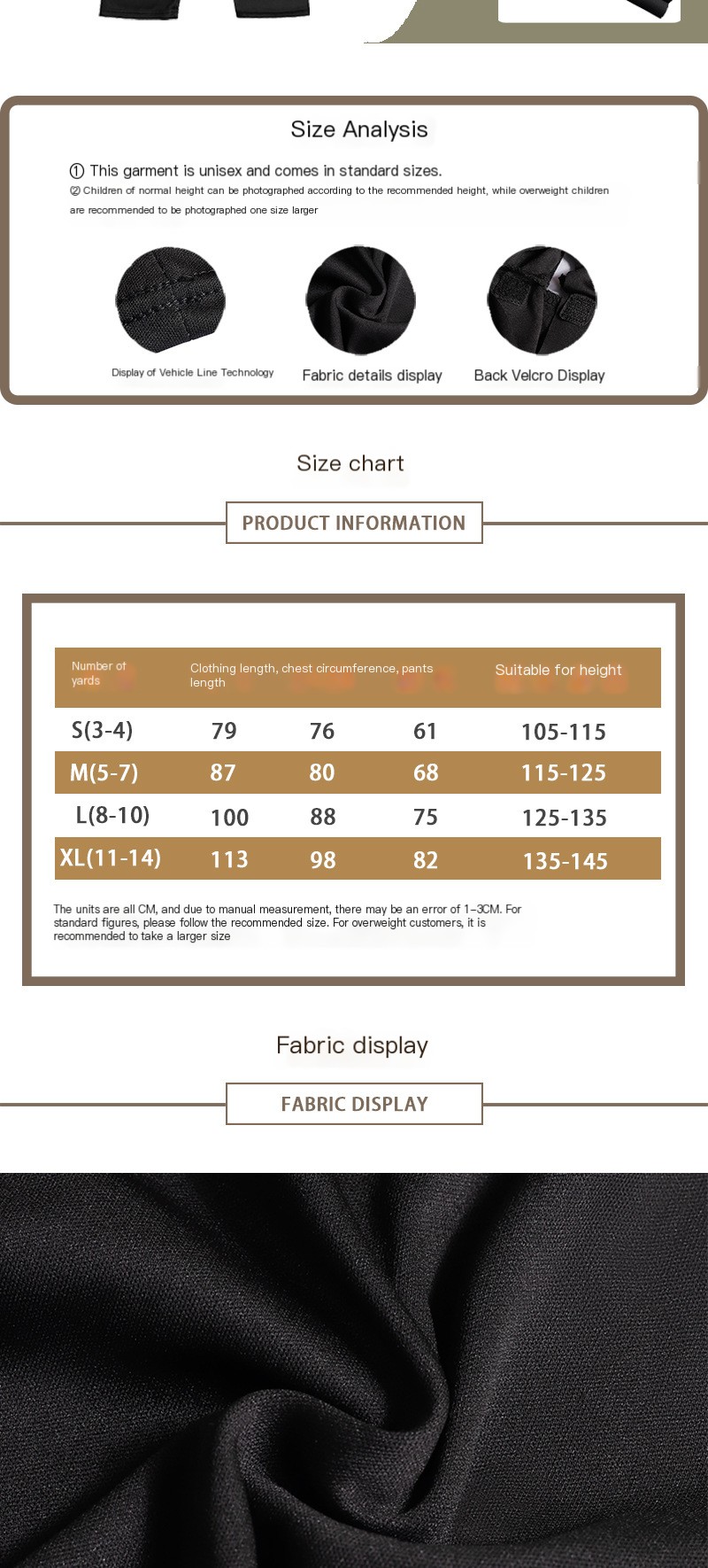 New Halloween ninjia cosplay Ninja children's costume playing suit Black Samurai performance costume