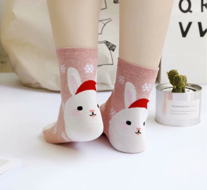 Cartoon Socks Blue