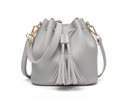 Fringe Bucket Bag Image 1