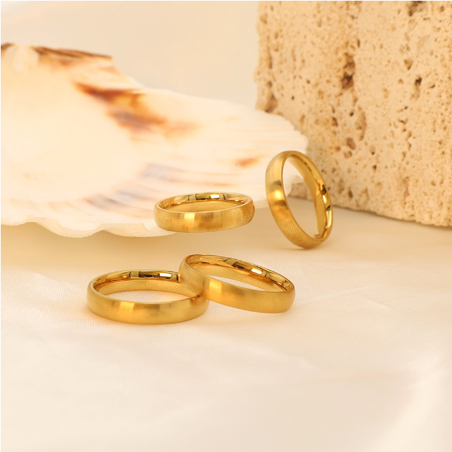 18k Gold Plain Ring