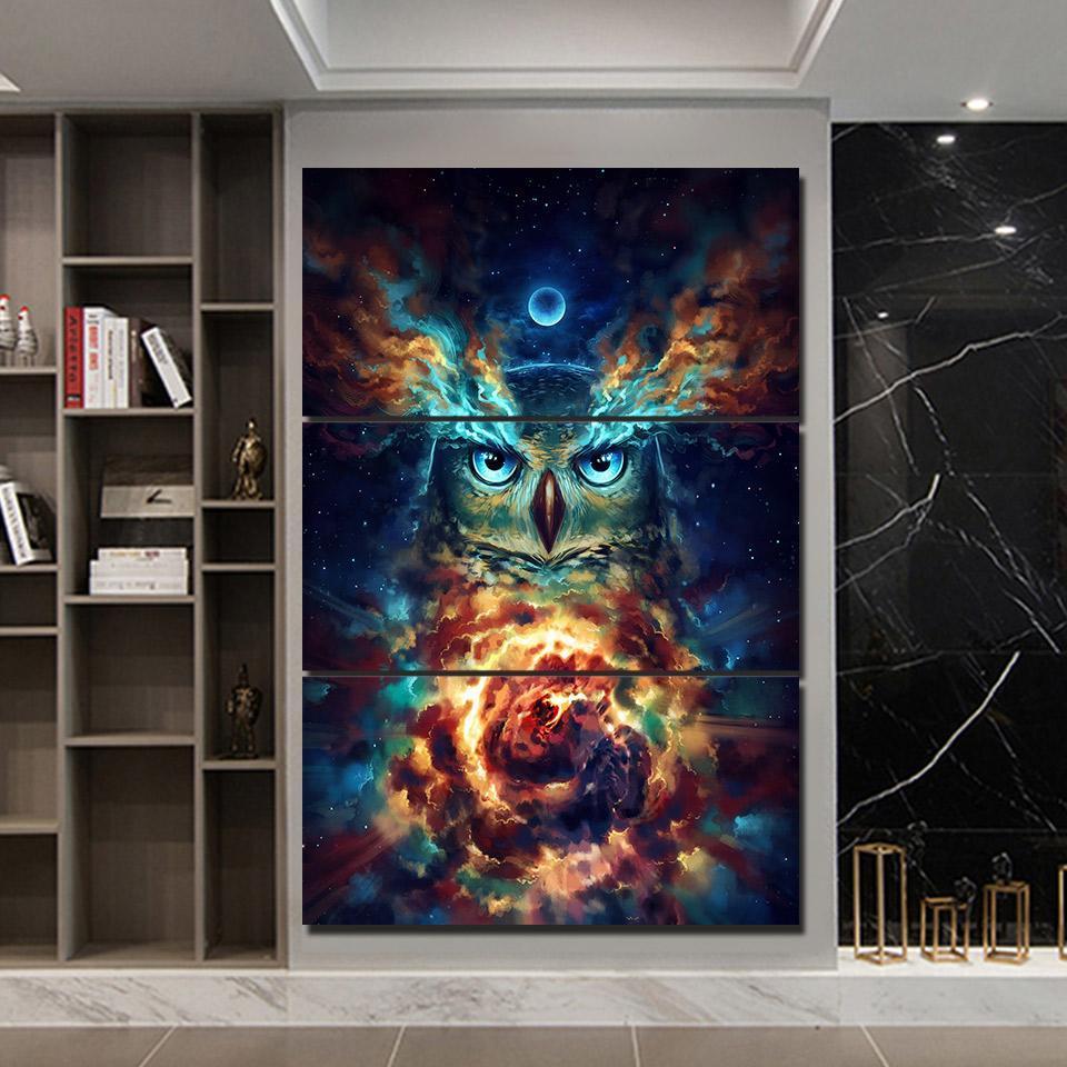 Owl Canvas Wall Art