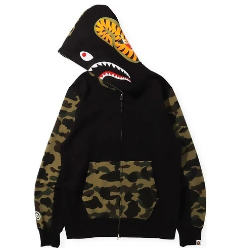Camouflage Jacket Back View