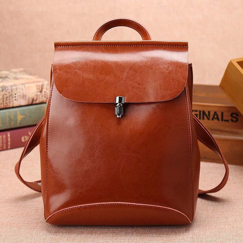 Genuine Leather Backpack