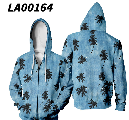 Loose Retro Hooded Zipper Sweatshirt 2