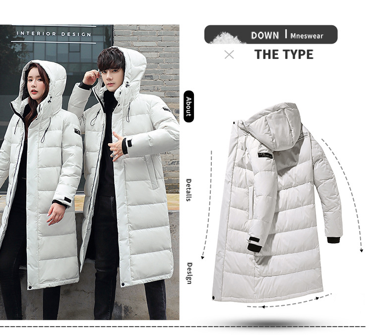 Lovers over the knee down jacket image