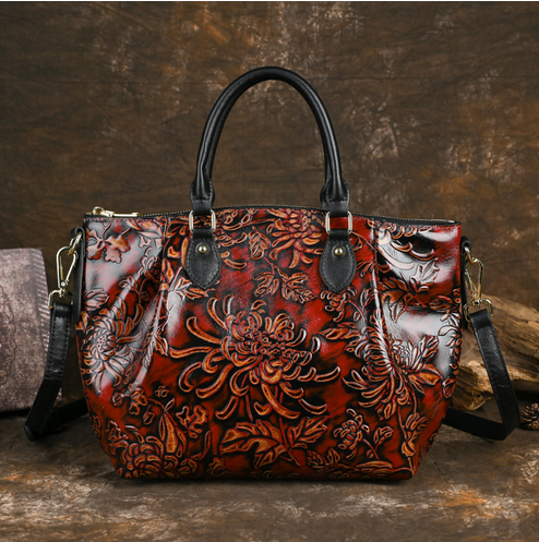 Stylish Vintage Handbag in Use