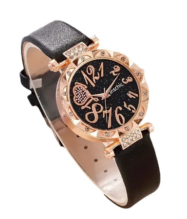 Bracelete Feminino Folhas de Coração