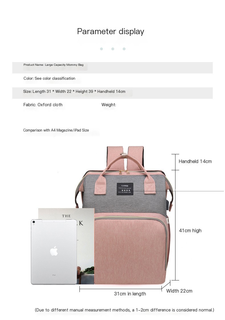 Baby Sleeper Changing Diaper Bag