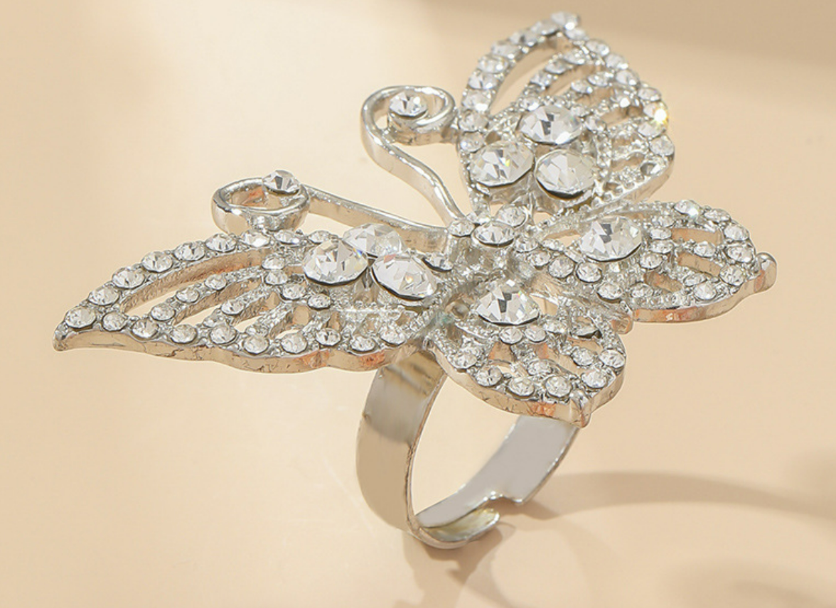Elegant Design of Butterfly Ring