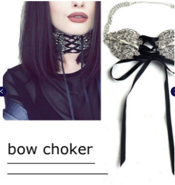 Vintage Silver Floral Choker Necklace