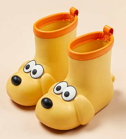 Botina Cãozinho de Borracha Infantil