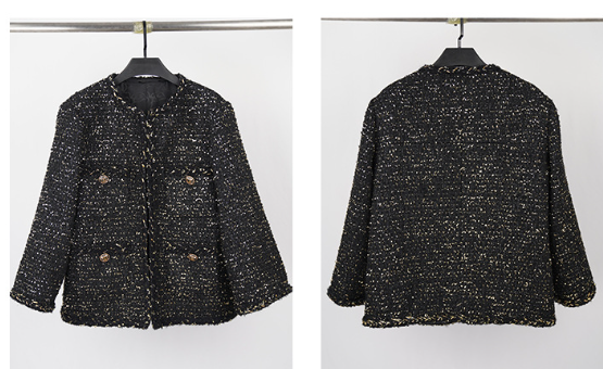 Black coat long sleeves
