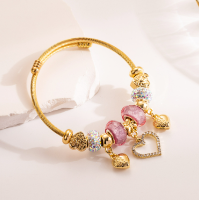 Couples Bracelet in Pink